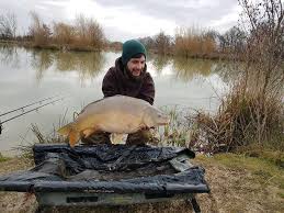 winter fishing at Orchard Place Farm Fishing